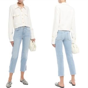 FRAME Denim Le Sylvie Crop Slit Jean 24